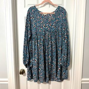 Leopard Umgee Flowy Dress Sz L